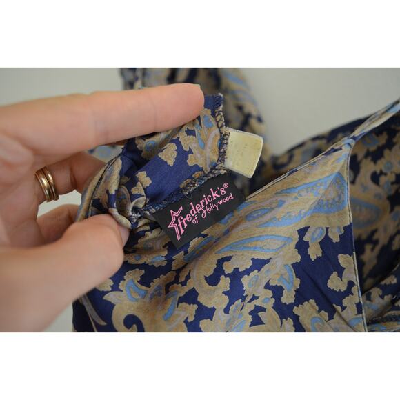 Fredericks of Hollywood Vintage Silk Slip Size Large - Picture 3 of 5